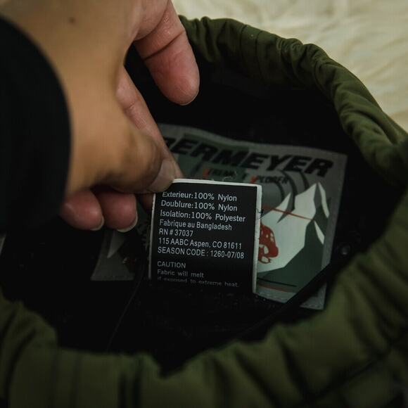 Obermeyer Size 5 Olive Army Green I Grow Pull On Drawstring Winter Snow Pants - Picture 7 of 9